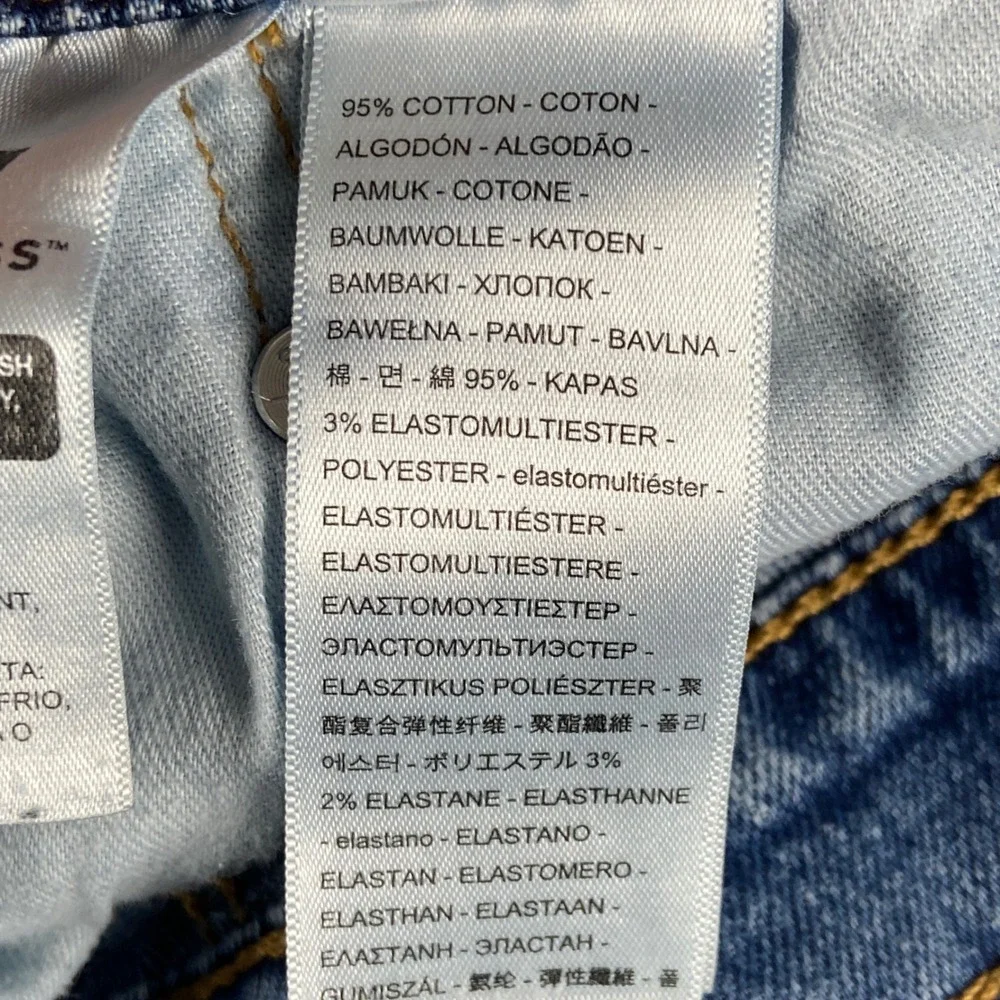 Levis 505 Jeans Mens 36x30 Blue Denim Regular Straight Leg Pant Casual Stretch